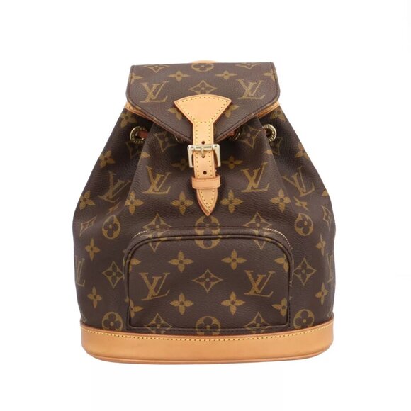 LOUIS VUITTON Backpack Â· Daypack M51137 Monogram canvas Mini Montsouris used - Picture 1 of 11